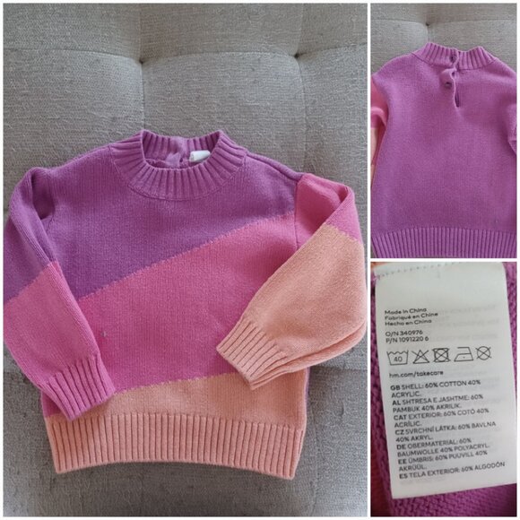 H&M Colorblock Sweater - Picture 2 of 3